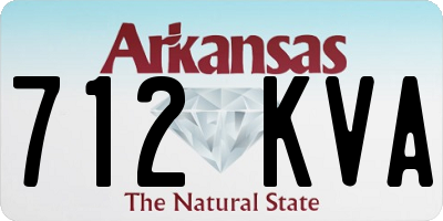 AR license plate 712KVA