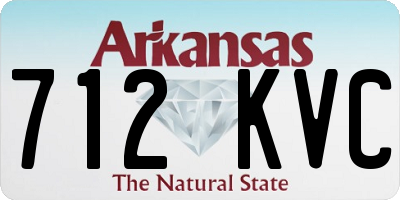 AR license plate 712KVC