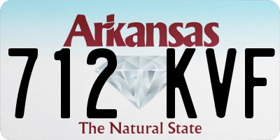 AR license plate 712KVF
