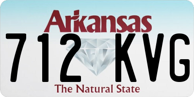 AR license plate 712KVG