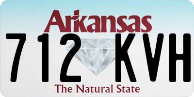 AR license plate 712KVH