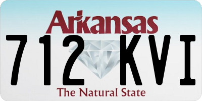 AR license plate 712KVI