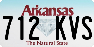 AR license plate 712KVS