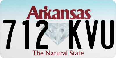 AR license plate 712KVU