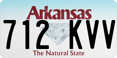 AR license plate 712KVV