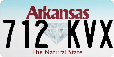 AR license plate 712KVX