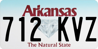 AR license plate 712KVZ