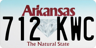 AR license plate 712KWC