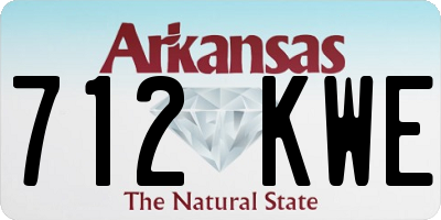 AR license plate 712KWE