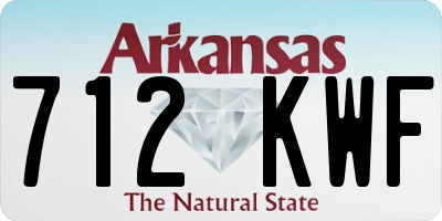 AR license plate 712KWF