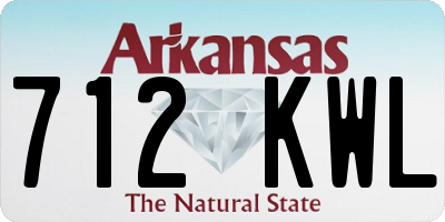 AR license plate 712KWL