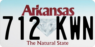 AR license plate 712KWN