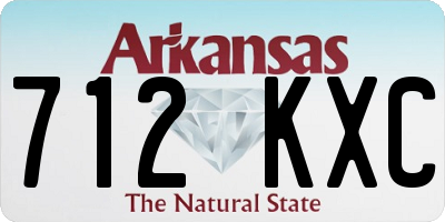AR license plate 712KXC