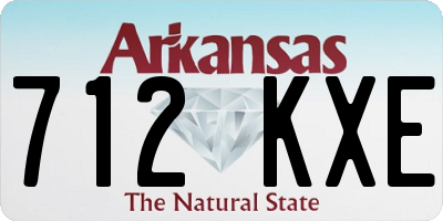 AR license plate 712KXE