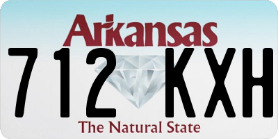 AR license plate 712KXH