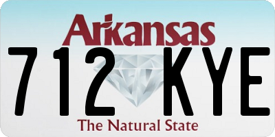 AR license plate 712KYE