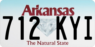 AR license plate 712KYI