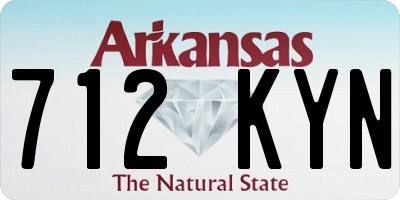 AR license plate 712KYN