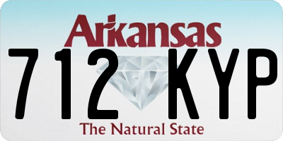 AR license plate 712KYP