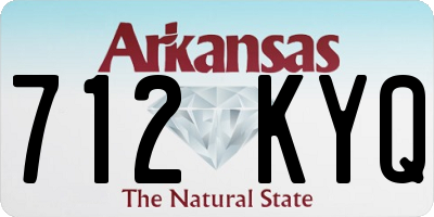 AR license plate 712KYQ