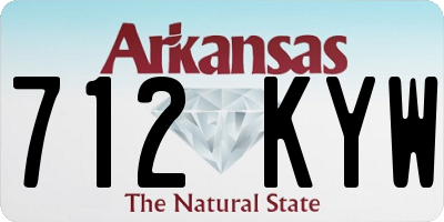 AR license plate 712KYW