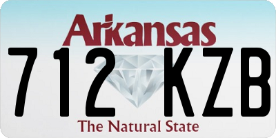 AR license plate 712KZB
