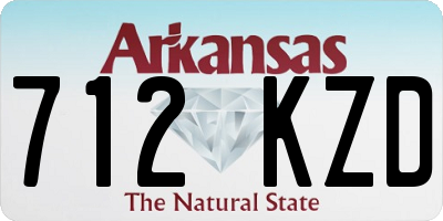 AR license plate 712KZD
