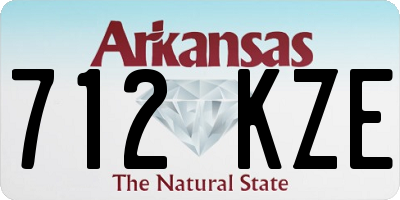 AR license plate 712KZE