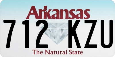 AR license plate 712KZU