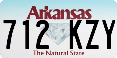 AR license plate 712KZY