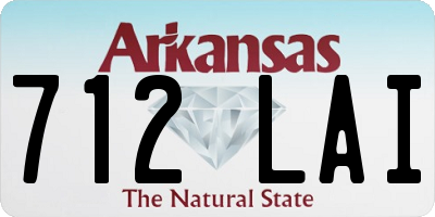AR license plate 712LAI