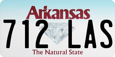 AR license plate 712LAS