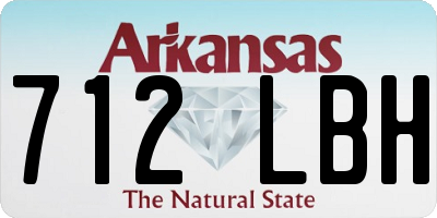 AR license plate 712LBH