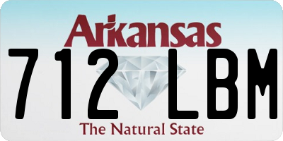 AR license plate 712LBM