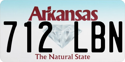 AR license plate 712LBN