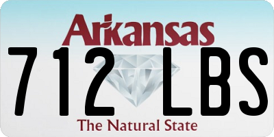 AR license plate 712LBS
