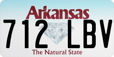 AR license plate 712LBV