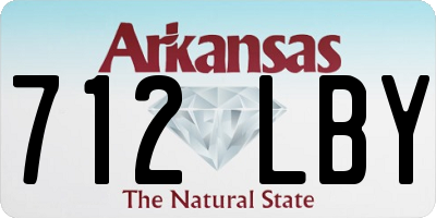 AR license plate 712LBY