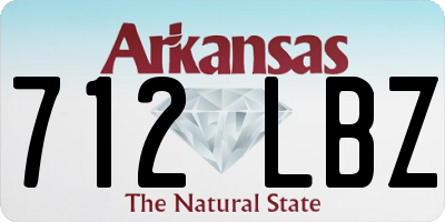 AR license plate 712LBZ