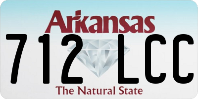 AR license plate 712LCC