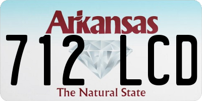 AR license plate 712LCD