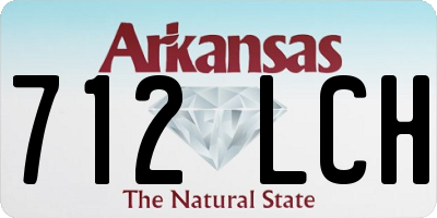 AR license plate 712LCH