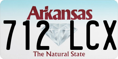 AR license plate 712LCX