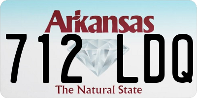 AR license plate 712LDQ