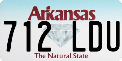 AR license plate 712LDU