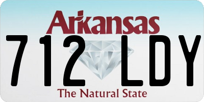 AR license plate 712LDY