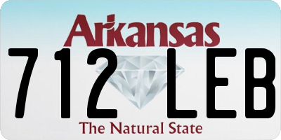 AR license plate 712LEB