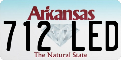 AR license plate 712LED