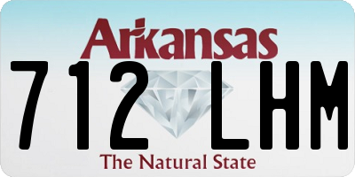 AR license plate 712LHM