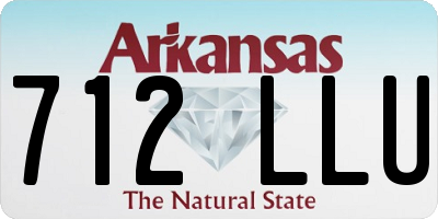 AR license plate 712LLU